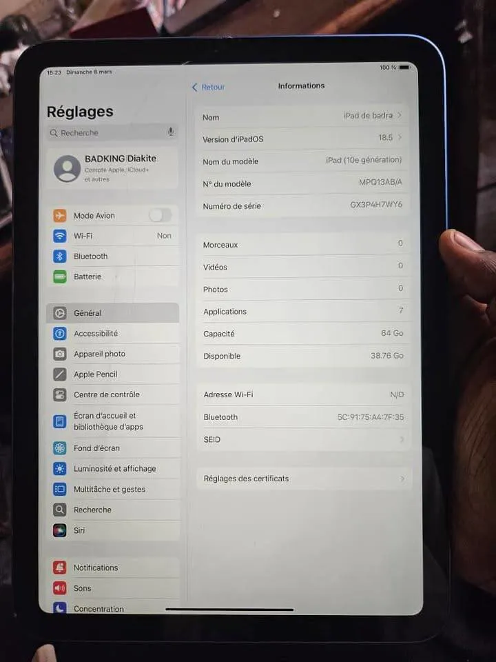 iPad 10ᵉ génération à vendre (image 2)