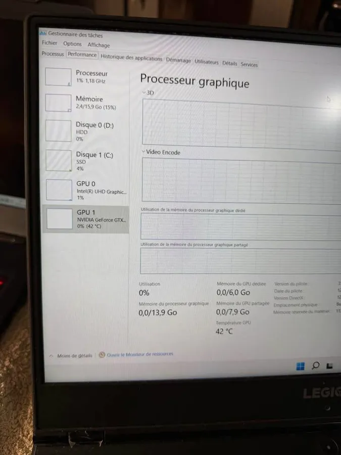 Lenovo LÉGION intel core i5 8th gen (image 3)