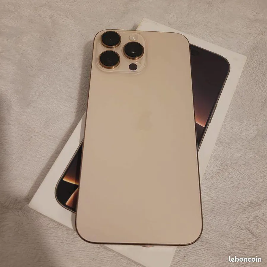 Iphone 16 PRO MAX 256 GO couleur TITANE SABLE (image 4)